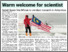 [thumbnail of Warm welcome for scientist - TS 25.01.2024 P.13.pdf]